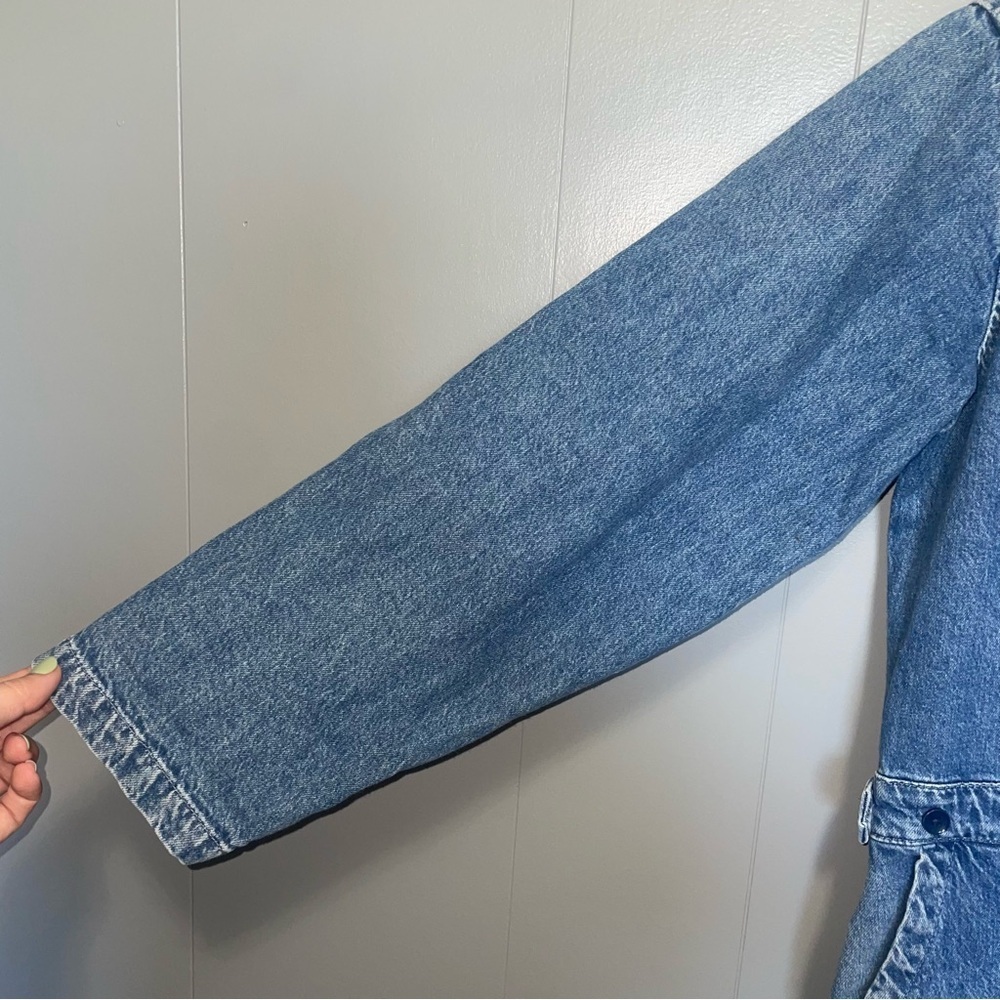 Gap Denim Long Sleeve Jumpsuit Size 6 - Picture 5 of 6